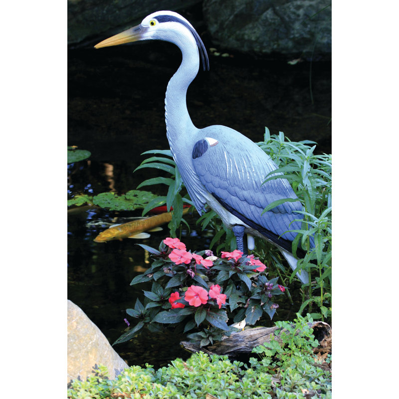 Great Blue Heron Decoy The Garden and Patio Home Guide